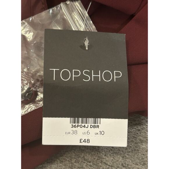 NWT Top Shop Lace Back Romper Womens 6 - Picture 3 of 5